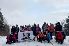Pasmo Łososińskie, góra Chełm 26.02.2023
